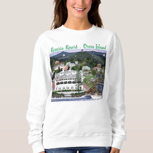 San Juan Islands ~ Rosario Resort ~ Washington Sweatshirt (Vorderseite)