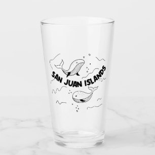 San Juan Islands Whales Glas