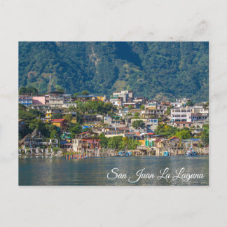 San Juan La Laguna, Guatemala Postkarte