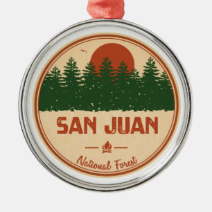 San Juan National Forest Ornament Aus Metall