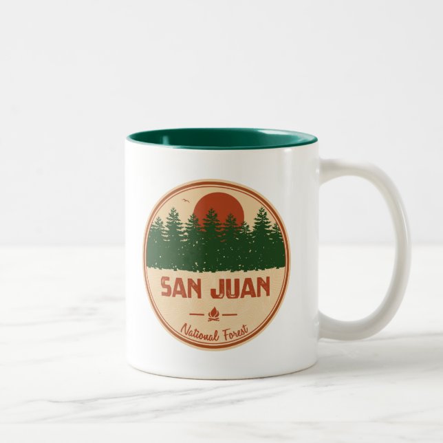 San Juan National Forest Zweifarbige Tasse (Rechts)