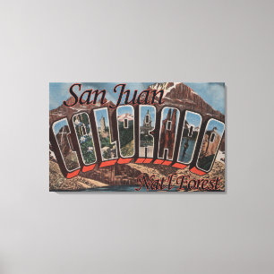 San Juan Nat'l Forest, Colorado Leinwanddruck