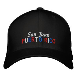 San Juan Puerto Rico Bestickte Kappe