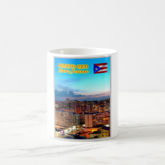 San Juan - Puerto Rico - Kaffeetasse (Mittel)