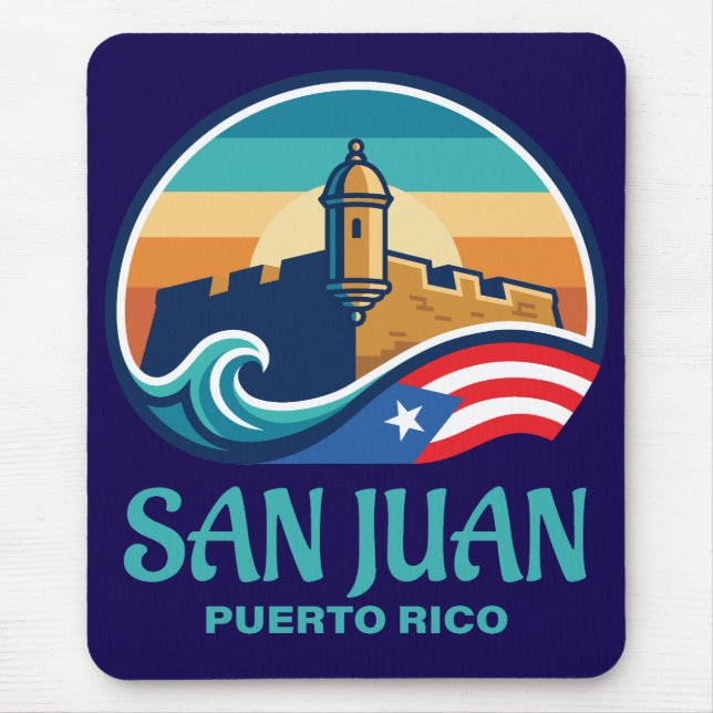 San Juan Puerto Rico Mousepad (Vorne)