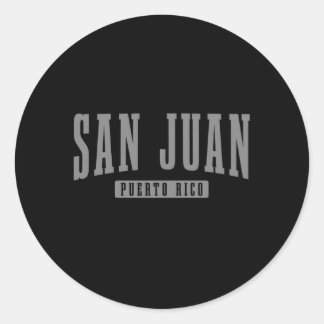 San Juan Puerto Rico Pride Puerto Rican Boricua Runder Aufkleber