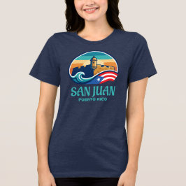 San Juan Puerto Rico Tri-Blend Shirt