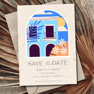 San Juan Puerto Rico Wedding Save The Date