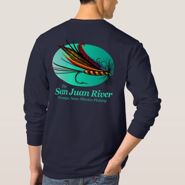 San Juan River (Fliege) T-Shirt (Rückseite)