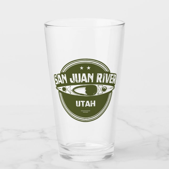 San Juan River, Utah Glas (Vorderseite)