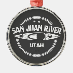 San Juan River, Utah Ornament Aus Metall