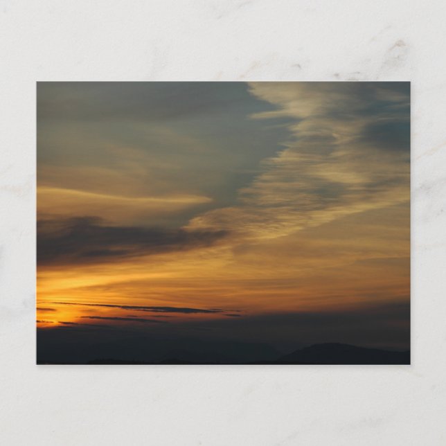 San Juan Sunset 3 Postkarte (Vorderseite)