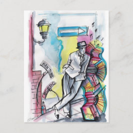 San Juan y Boedo - El compadrito Postkarte