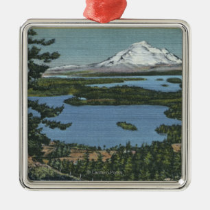 San- Juaninseln, Washington 2 Silbernes Ornament