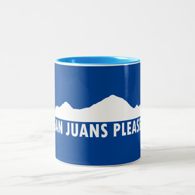 San Juans Bitte Zweifarbige Tasse (Mittel)