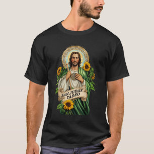 San Judas Tadeo Heiliger Judas Thaddäus Sonnenblum T-Shirt