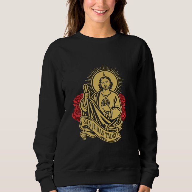 San Judas Tadeo, Patrono de las causas imposant Sweatshirt (Vorderseite)