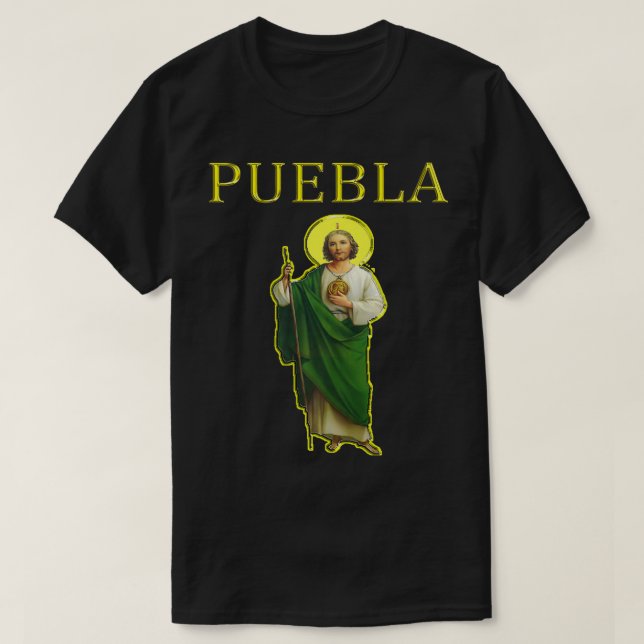San Judas Tadeo Puebla s and s Zip Premium T-Shirt (Design vorne)