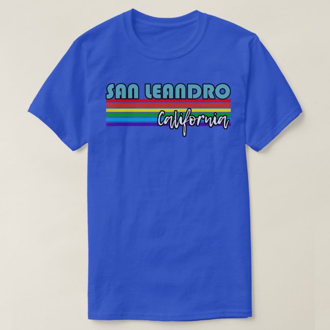 San Leandro California Prio San Leandro LGBT Gif T-Shirt (Design vorne)