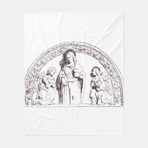 San Lucia von Syrakus von Giovanni della Robbia Fleecedecke