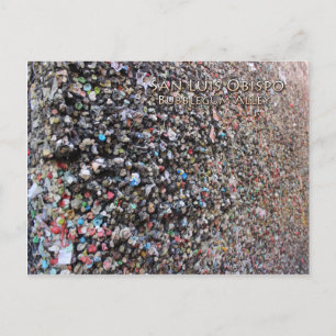 San Luis Obispo Bubblegum Alley Postcard! Postkarte