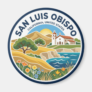 San Luis Obispo, Kalifornische Zentralküste Magnet