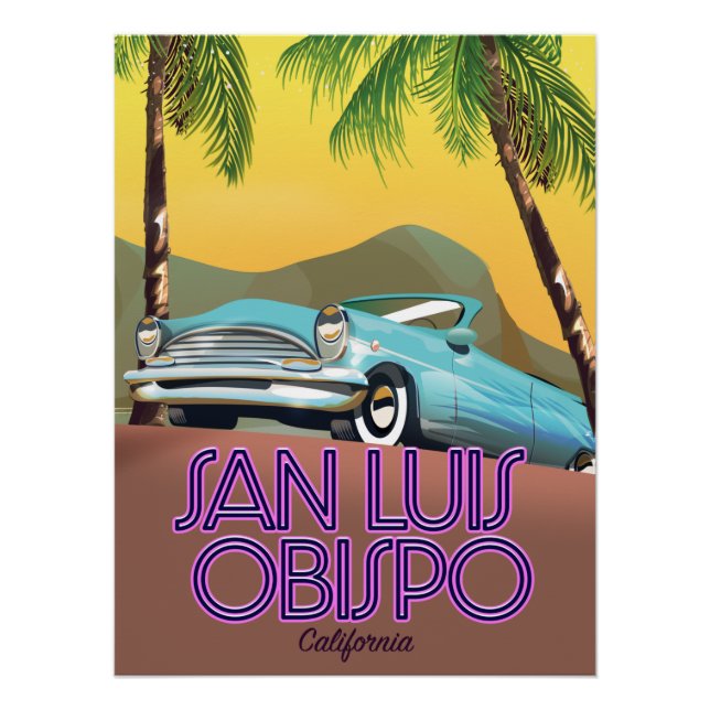 San Luis Obispo Poster (Vorderseite)