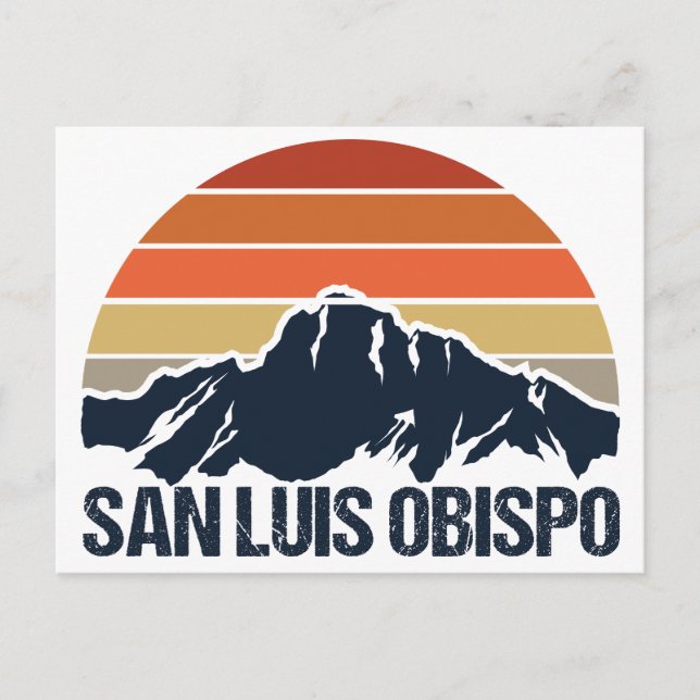San Luis Obispo Postkarte (Vorderseite)