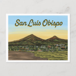 San Luis Obispo San Salvatore - der Zuckerhut Postkarte