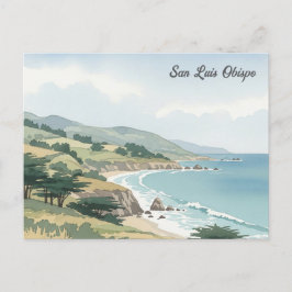 San Luis Obispo San Salvatore - der Zuckerhut Postkarte