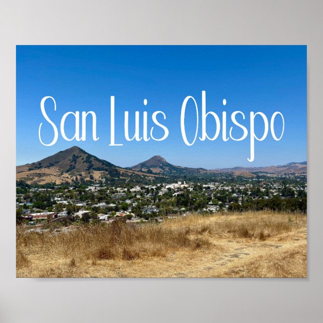 San Luis Obispo Terrace Hill Photography Poster (Vorne)