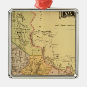 San Luis Potosi Silbernes Ornament