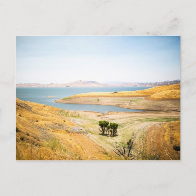 San Luis Reservoir, CA 2018 Postkarte (Vorderseite)