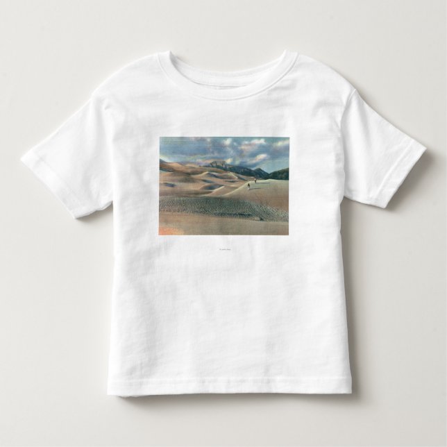 San Luis-Tal, Colorado - große Sanddünen Kleinkind T-shirt (Vorderseite)