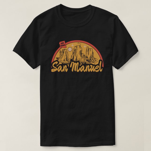 San Manuel, Arizona T - Shirt (Design vorne)