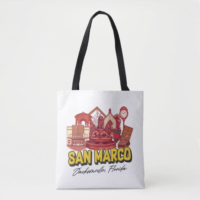 San Marco Nachbarschafts-Tote-Tasche (Vorderseite)