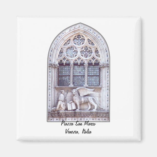 San Marco Winged Lion Window Magnet (Vorne)