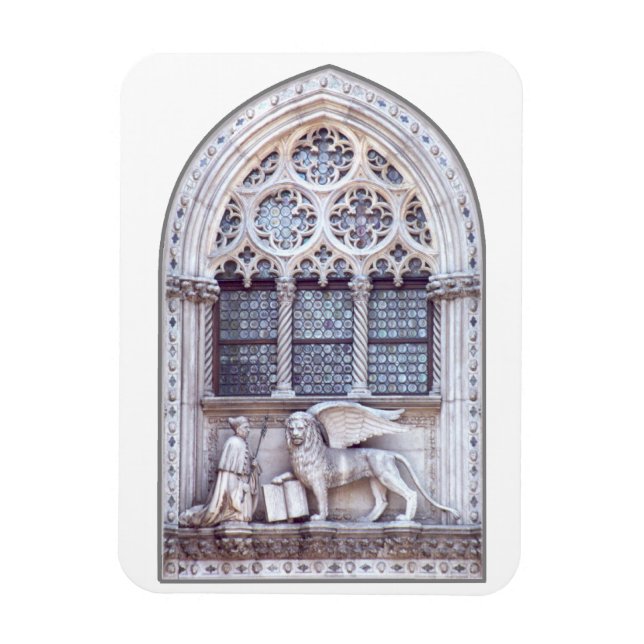 San Marco Winged Lion Window Magnet (Vertikal)