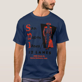 San Marcos Lanes - Santa Barbara, CA - Vintag Bow T-Shirt