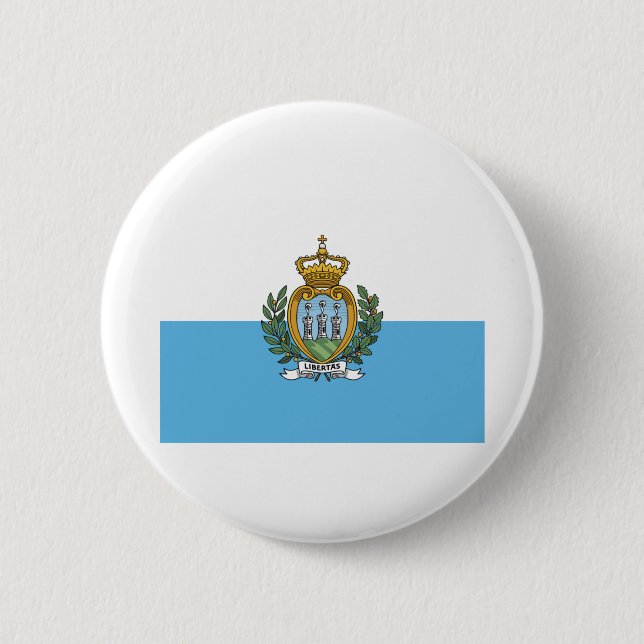 San Marein - San Marino Flag Button (Vorderseite)