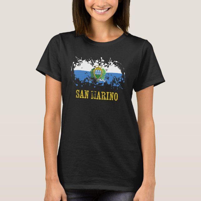 San Mariian enthusiasts for San Marino and San Mar T-Shirt (Vorderseite)