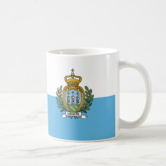 San Marino Flag Keramik Kaffee Tasse