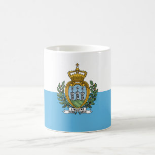 San-Marino-Flagge Kaffeetasse