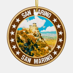 San Marino Keramik Ornament
