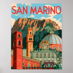 San Marino Kunst, Dichtung und Musik Poster