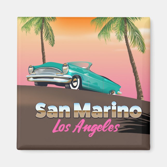 San Marino Los Angeles Magnet (Vorne)