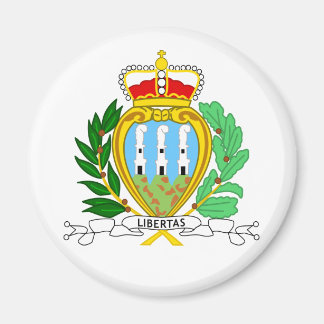 San Marino Offizieller Wappen Heraldry Symbol Magnet