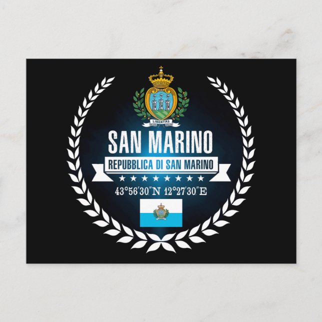 San Marino Postkarte (Vorderseite)