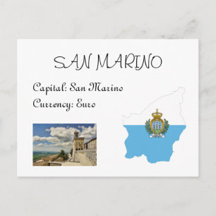 San Marino Postkarte