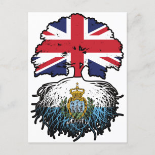 San Marino San Marinese Großbritannien Vereinigtes Postkarte